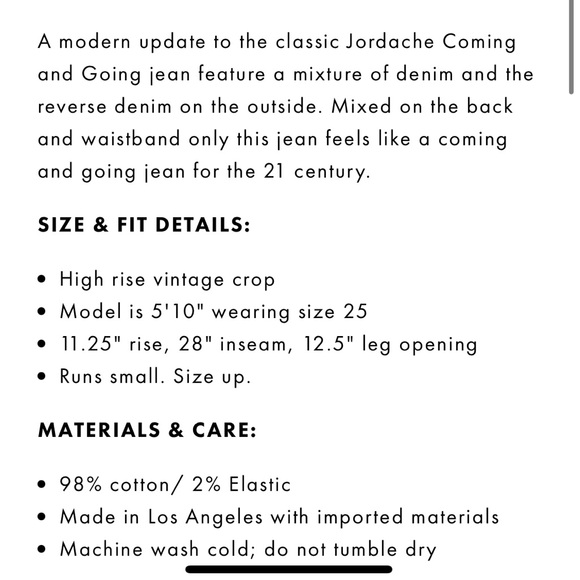 Jordache Coming & Going denim jeans size 28 - Picture 13 of 13